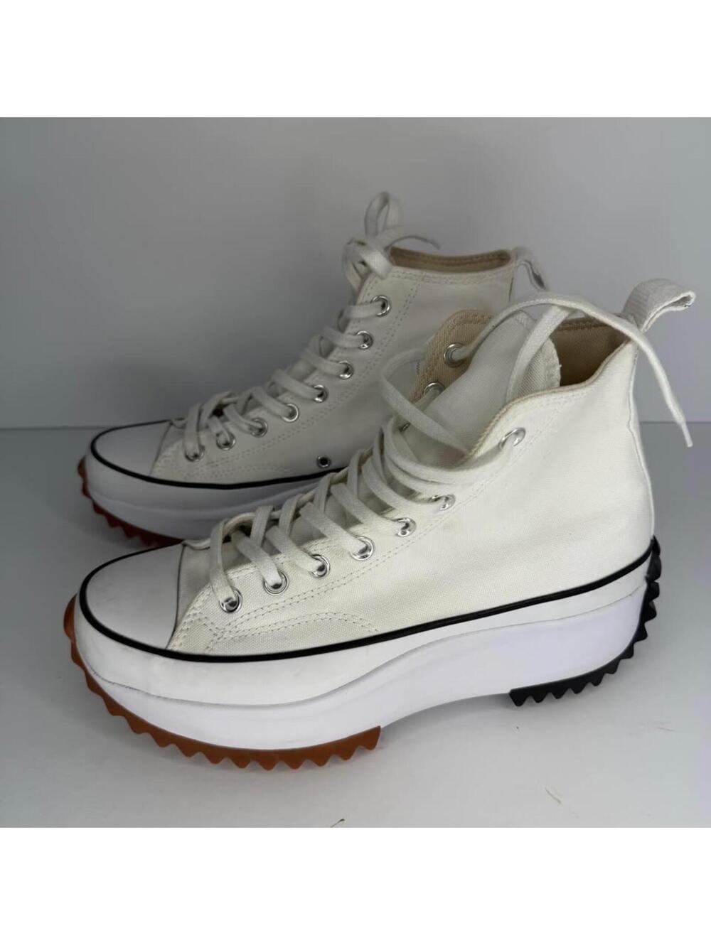 Converse Run Star Hike High Top White Sneakers Womens 9.5 or Men’s 8